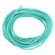 Filo di cotone cerato mm. 1 Light Turquoise x m. 5