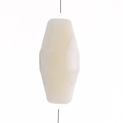 Perline di madreperla - forma rombo 12x6 mm - Naturale x10