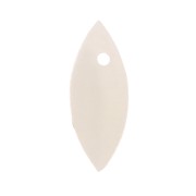 Zecchini navette Madreperla 13x5 mm - Naturale x10