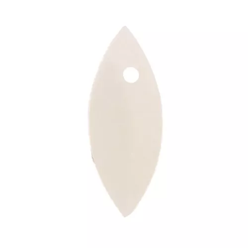 Zecchini navette Madreperla 13x5 mm - Naturale x10