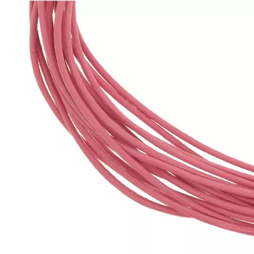Cordone cuoio mm. 1 Rosa Fucsia x m. 2.95