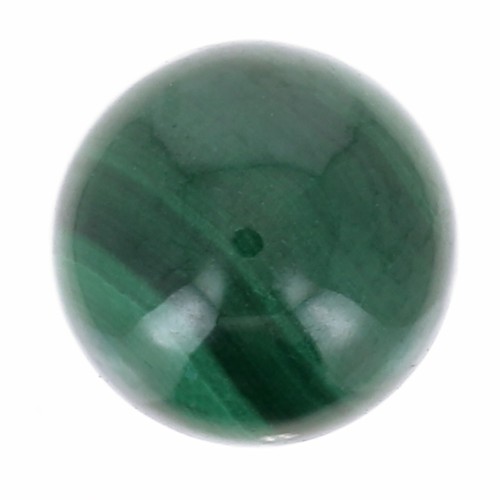 Cabochon rotondo pietra semipreziosa di 5mm - Malachite x1