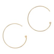 Orecchini con palline 18 mm -Gold filled x2