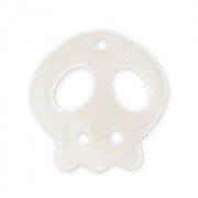 Zecchino Pendente Madreperla Teschio mm. 16 Naturale x1|raw }}