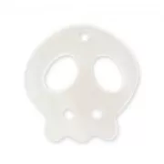 Zecchino Pendente Madreperla Teschio mm. 16 Naturale x1