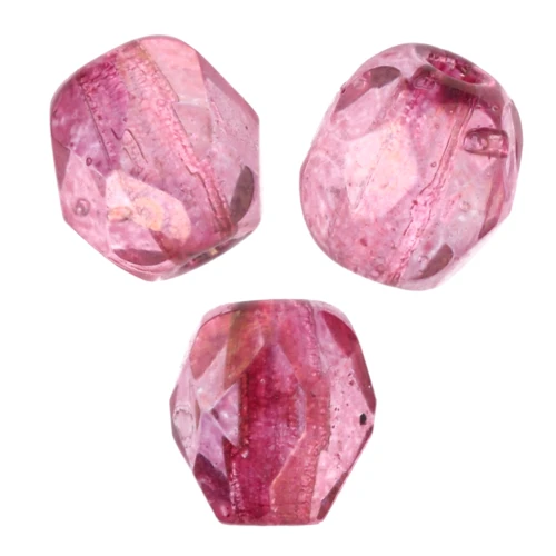 Sfaccettate mm. 4 Crystal Red Luster x50
