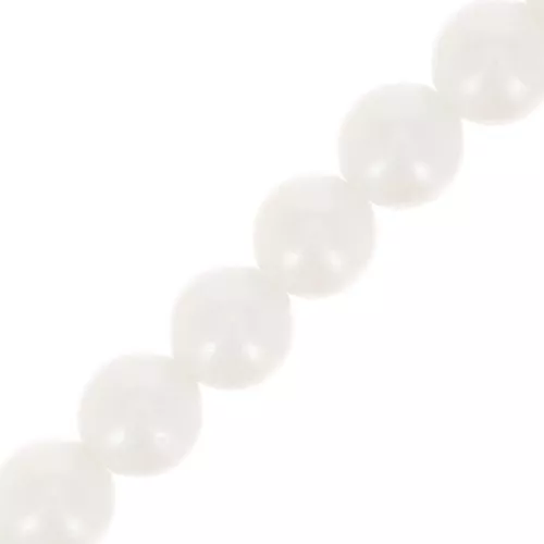 Perle Preciosa - Round Maxima - 4 mm - Pearlescent White x30