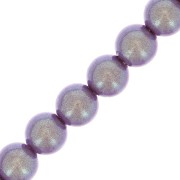 Perle Preciosa - Round Maxima - 4 mm - Pearlescent Violet x30