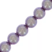 Perle Preciosa - Round Maxima - 4 mm - Pearlescent Violet x30