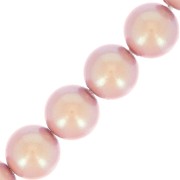 Perle Preciosa Round Pearl Maxima - 8 mm Pearlescent Pink x10