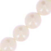 Perle Preciosa Round Pearl Maxima - 10 mm Pearlescent Cream x5|raw }}