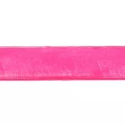 Laccetto cuoio mm. 10 Rosa Fluo x30cm