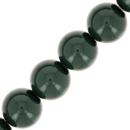 Perle Preciosa Round Pearl Maxima - 8 mm Malachite x10