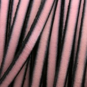 Laccetto cuoio mm. 5x2 Mauve x30cm