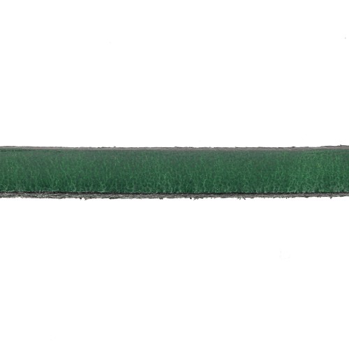 Laccetto cuoio mm. 5x2 Dark Green x30cm