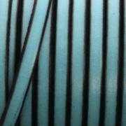 Laccetto cuoio mm. 5x2 Dark Green x30cm