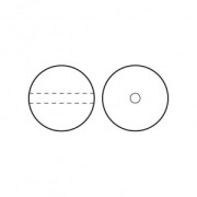 Perle Preciosa - Round Maxima - 4 mm - Pearl Effect Light Grey x30