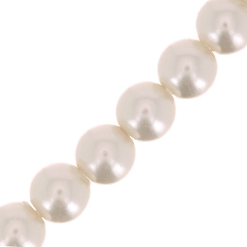 Perle Preciosa - Round Maxima - 4 mm - Pearl Effect Creamrose x30