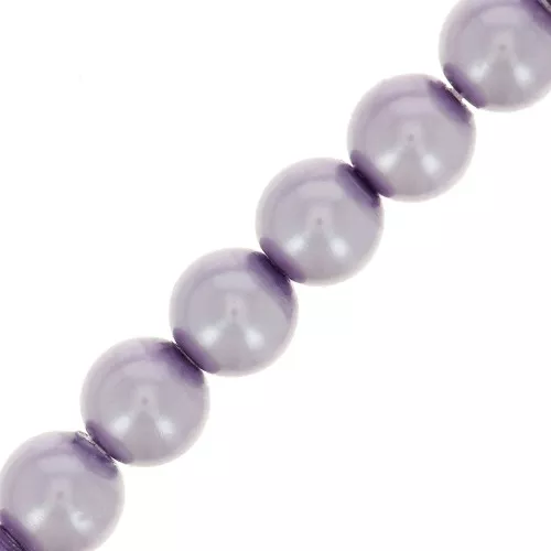 Perle Preciosa - Round Maxima - 4 mm - Pearl Effect Lavender x30