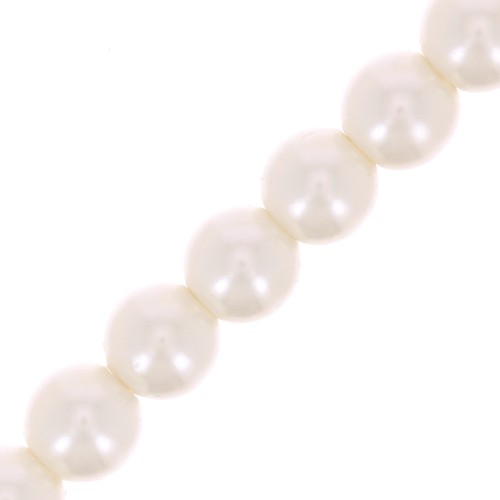 Perle Preciosa - Round Maxima - 4 mm - Pearl Effect Light Creamrose x30