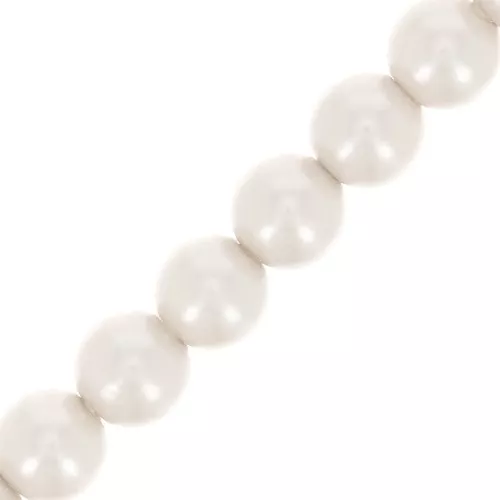 Perle Preciosa - Round Maxima - 4 mm - Pearl Effect White x30