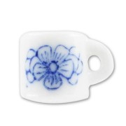 Tazza di ceramica mm. 17x12 Blu x1