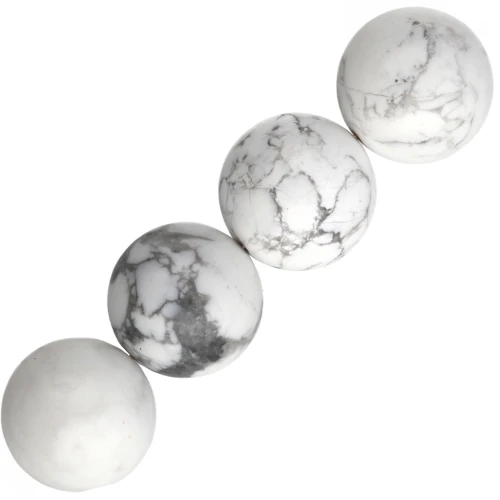Perlina Howlite 12 mm x1