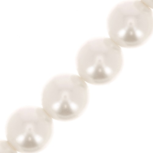 Perle Preciosa Round Pearl Maxima - 8 mm Pearl Effect Light Creamrose x10