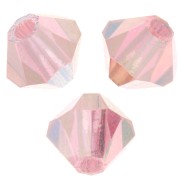 Biconi Preciosa 4 mm - MC Bead Rondell - Pink Sapphire AB 2X x30