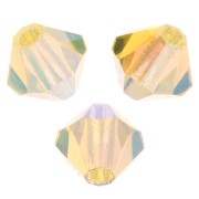 Biconi Preciosa 4 mm - MC Bead Rondell - Jonquil AB 2X x30|raw }}