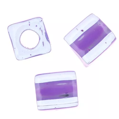 Cubi Miyuki mm. 4 SB4-2640 - Lilac Lined Aqua x10g