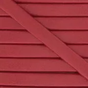Laccetto cuoio rigenerato doppio lato mm. 3 Rosso xm.1