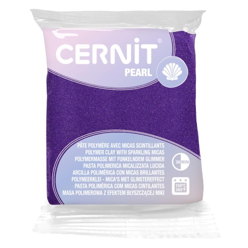 Pasta Cernit Pearl - Viola 56gr (n°90)