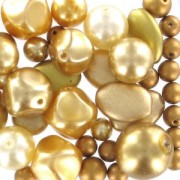 Abbinamento di perline di Boemia Gold x50g|raw }}