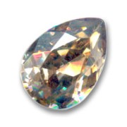 Cabochon PureCrystal 4320 pera mm. 14x10 Crystal Golden Shadow