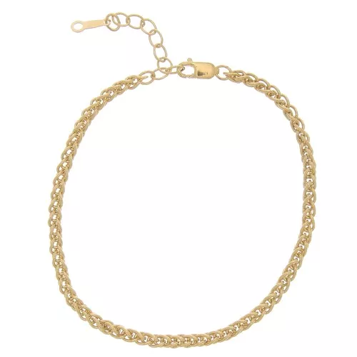 Braccialetto albero di palma 2.8 mm -Gold filled x15.5 cm