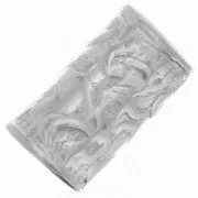 Perlina a tubo dritto 9x5 mm - Argento 925 x1