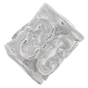 Perlina lavorata a tubo dritto 6x4.5 mm - Argento 925 x1|raw }}