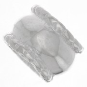 Perla lavorata 6x8 mm - Argento 925 x1|raw }}