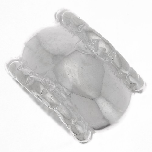 Perla lavorata 6x8 mm - Argento 925 x1