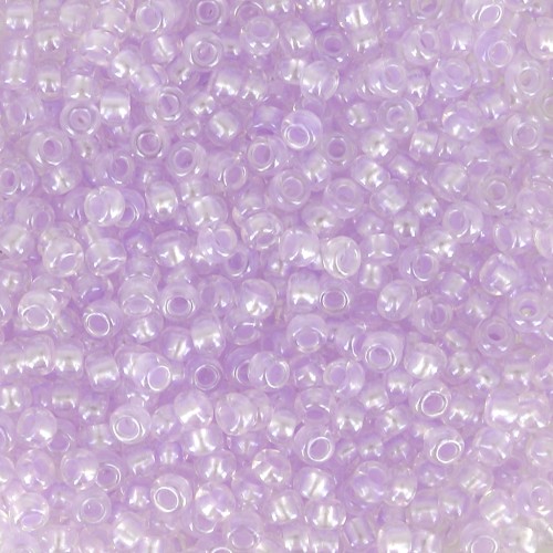 Perle di semi Preciosa 11/0 2 mm - Perla Pastello Fodera - Viola Sfinx x20g