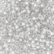 Perla Preciosa 11/0 2 mm - Perla Pastel Lining - Grigio x 20 g