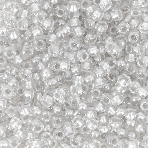 Perla Preciosa 11/0 2 mm - Perla Pastel Lining - Grigio x 20 g
