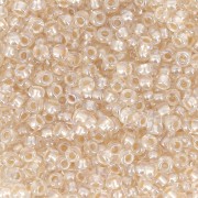 Perla Preciosa 11/0 da 2 mm - Pearl Pastel Lining - Mocca Sfinx x20g