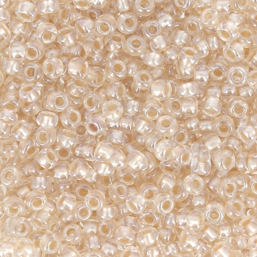 Perla Preciosa 11/0 da 2 mm - Pearl Pastel Lining - Mocca Sfinx x20g