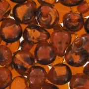 Mini-gocce Miyuki mm. 3.4 DPF34 - Red Lined Dark Topaz x8g