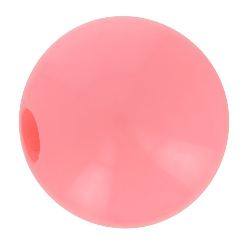 Tonda Polaris Opaco mm. 8 Corallo Fluo x1