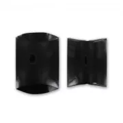 Scatolina di cartoncino cm. 7x7.5x2.3 5 Nero x1