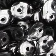 SuperDuo mm. 2.5x5 Jet Argent x10g