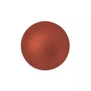 Cabochon di vetro di Puca® 14 mm - Red Copper Mat x1